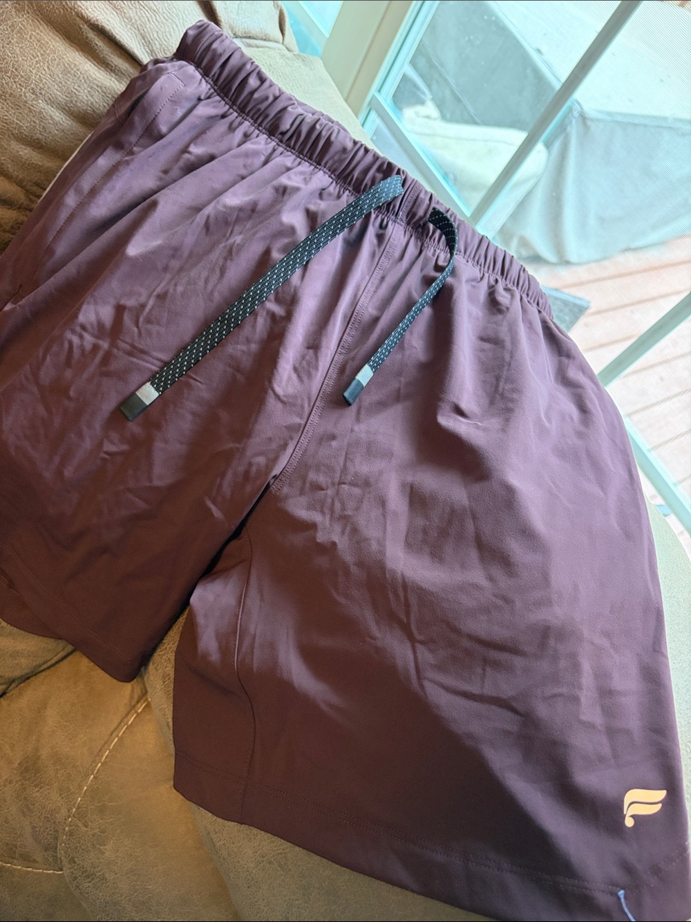 Women’s Fabletics Performance Drawstring Shorts - Plum